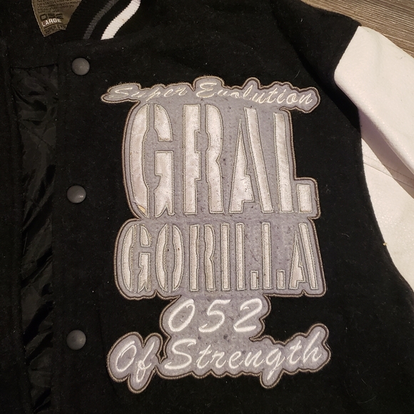 Black and White Varsity Jacket - Picture 2 of 4